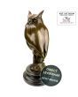 UIl op sokkel bronzen beeld Unica brons collectie