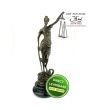 Vrouwe Justitia beeldje Art Unica