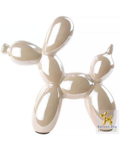 Balloon Dog Jeff Koons Glossy Beige