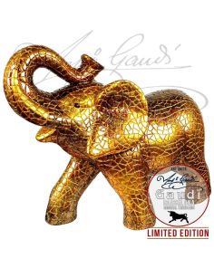 Olifant beeld Gaudi goud